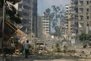 Buildings-bombs-Israeli-Beirut-Lebanon