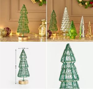 Metallic Accents christmas decorations